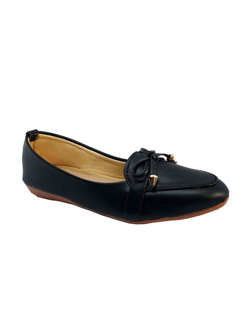black slip on ballerinas - 16022874 - Standard Image - 0