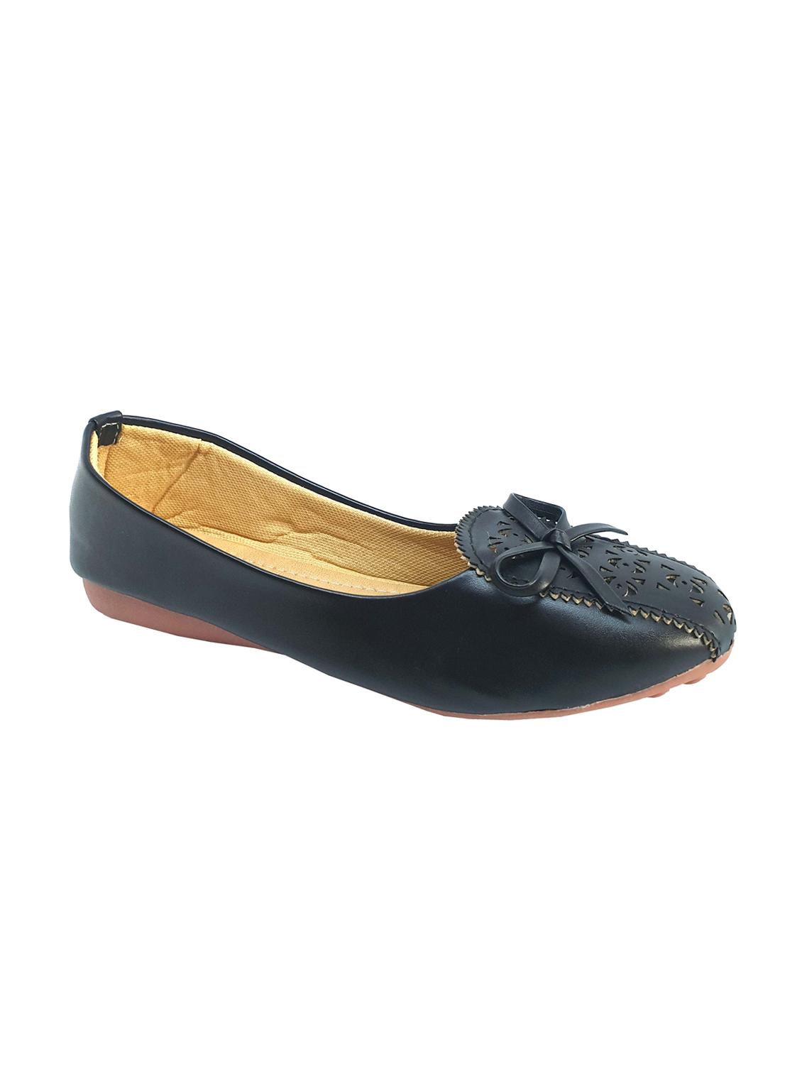 black slip on ballerinas - 16022881 - Zoom Image - 0