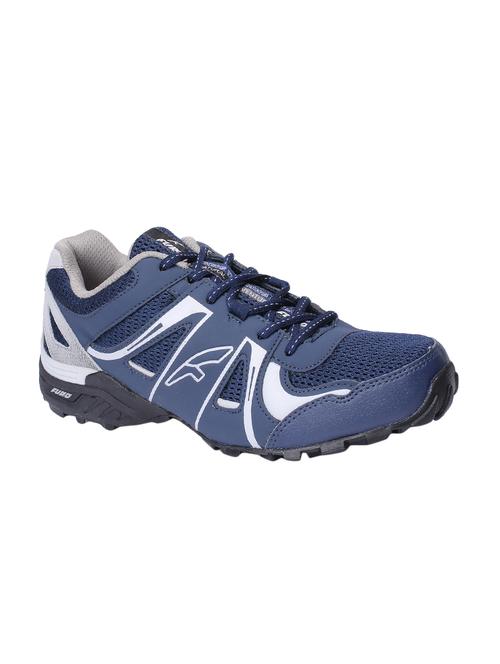 blue leatherette sport shoes - 16029459 -  Standard Image - 0