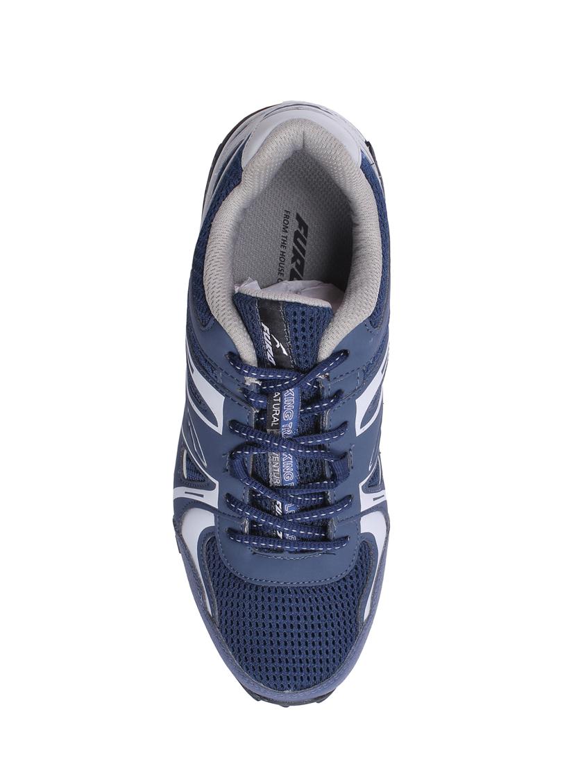 blue leatherette sport shoes - 16029459 - Standard Image - 3