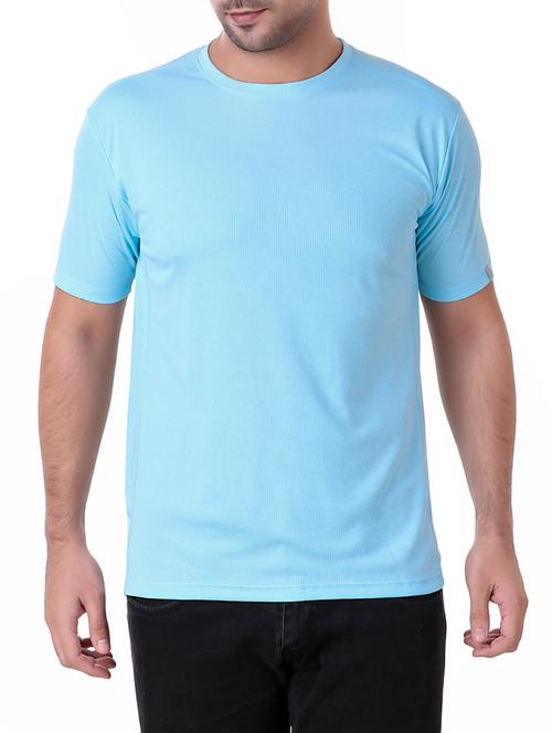 blue polyester tshirt - 16039869 - Standard Image - 0