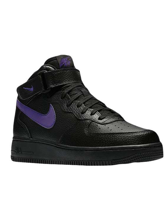nike black high ankle sneakers