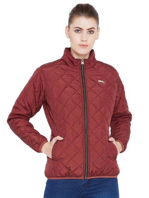 zip up quilted jacket - 16040191 - Standard Image - 0