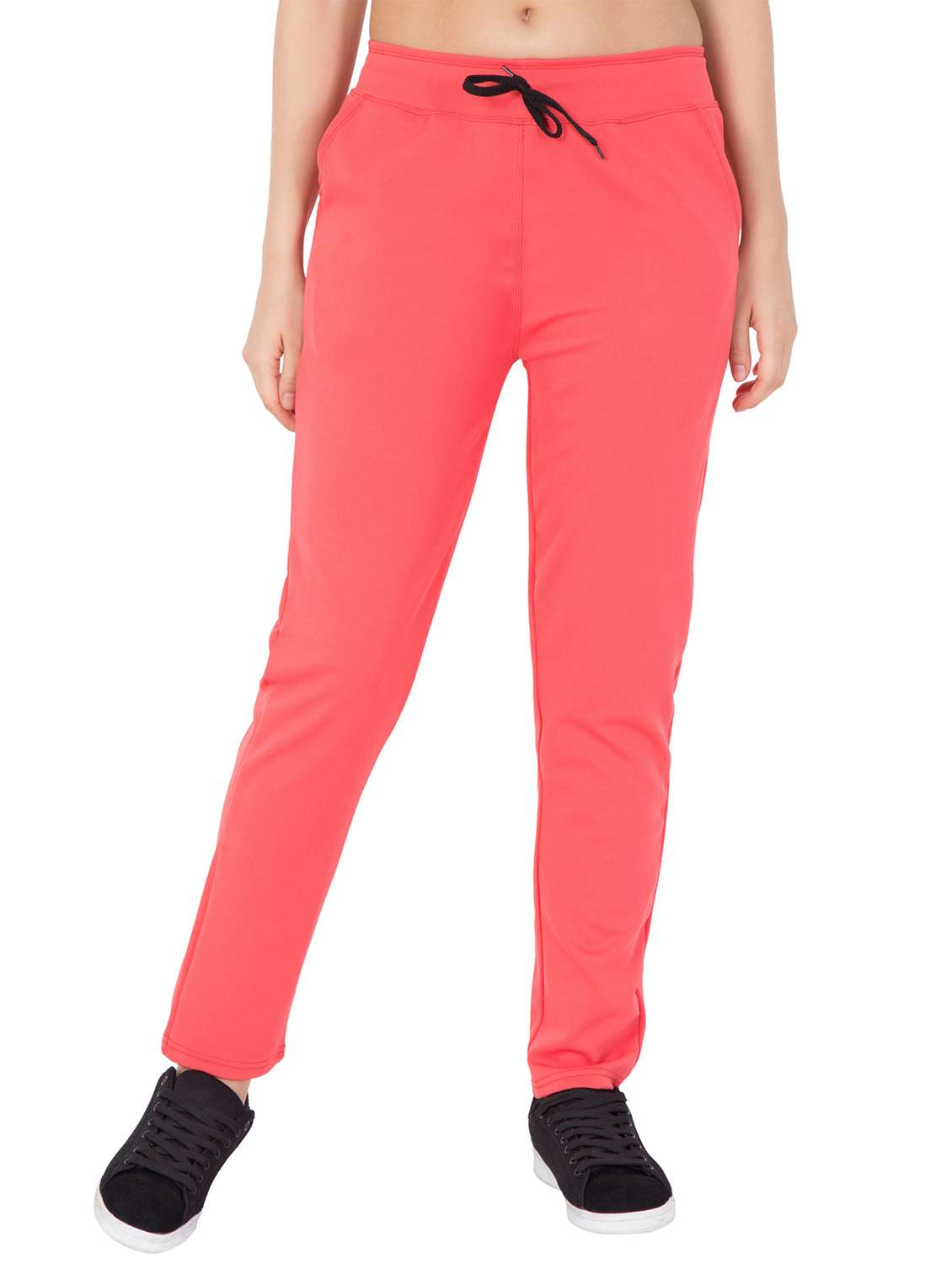 high rise drawstring track pant - 16044832 - Zoom Image - 0
