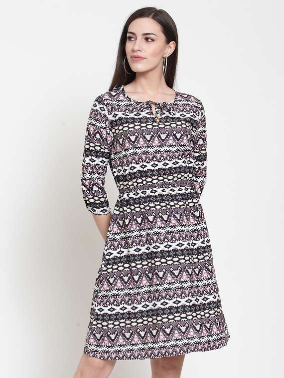 women's  self design dress