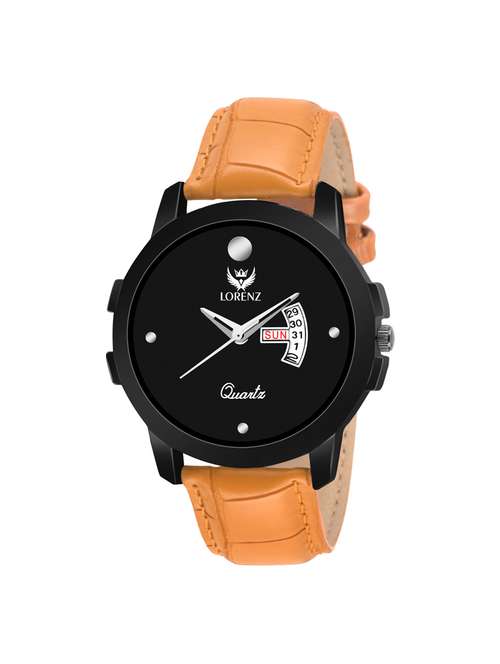 lorenz mk-2015w round dial analog watch - 16047123 - Standard Image - 0