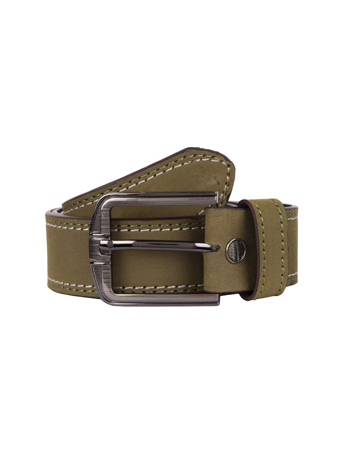 beige leather belt