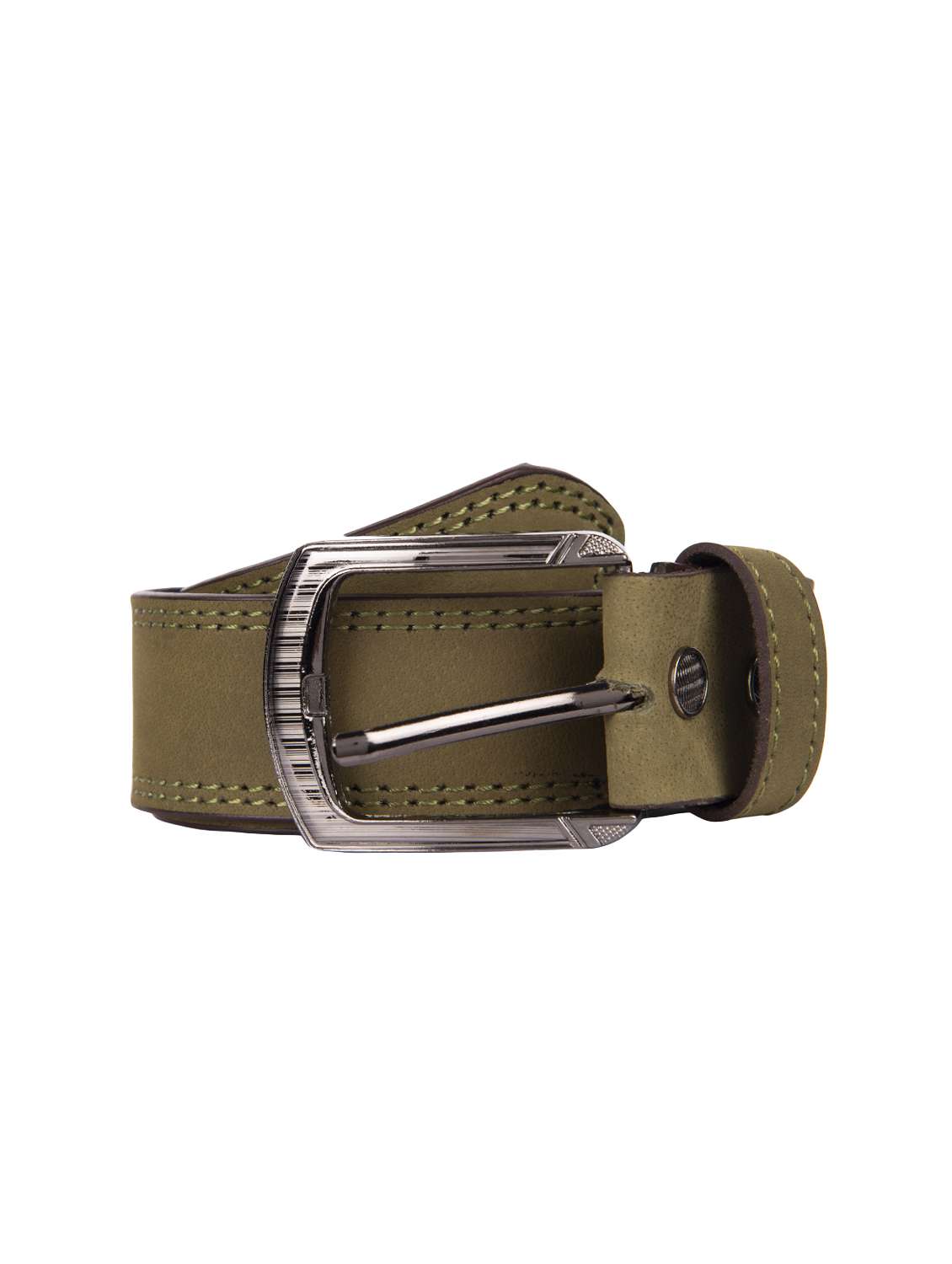 beige leather belt