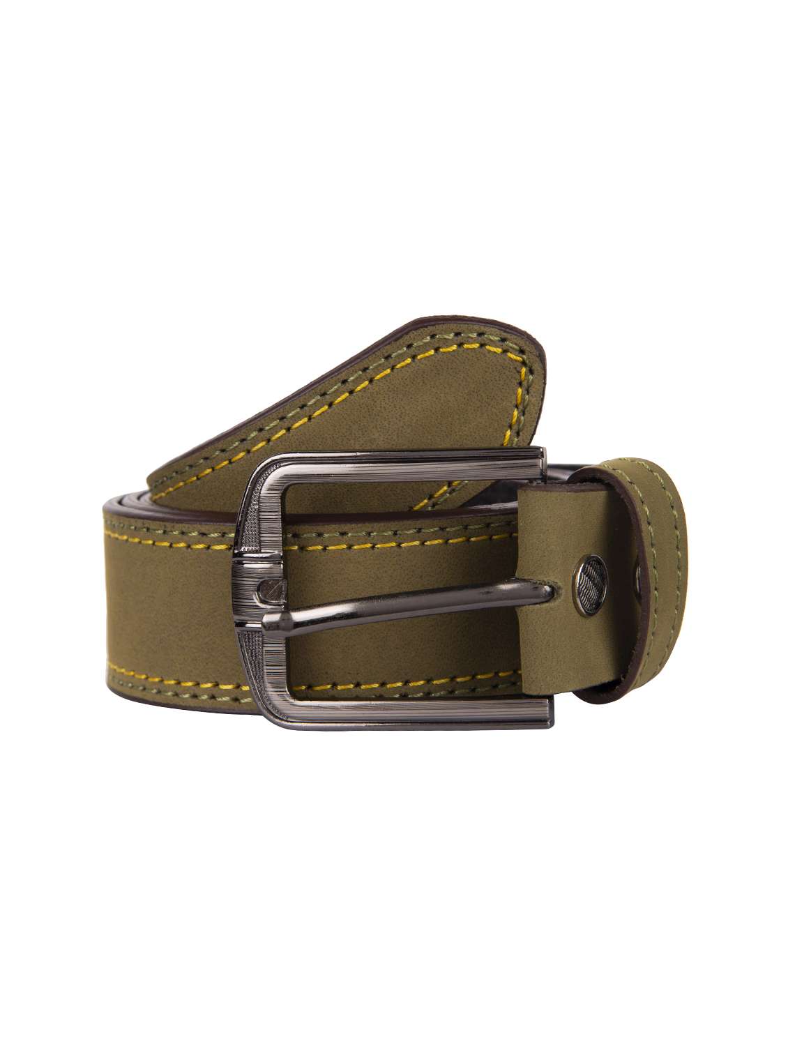 beige leather belt