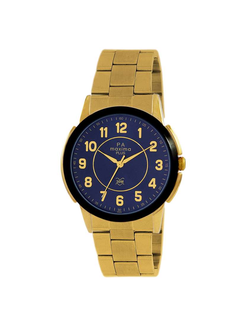 metal strap analog watch (49262cagt)