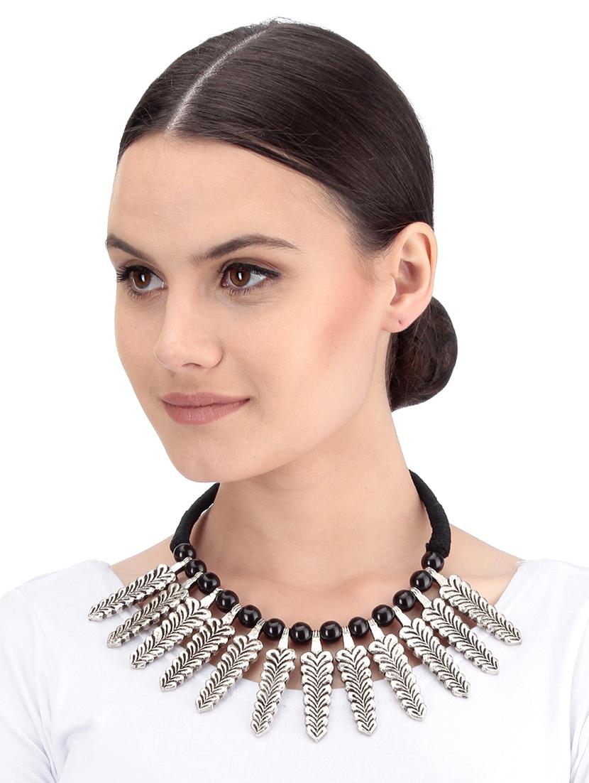 women ethnic daily wear designer necklace - 16053498 - Standard Image - 3