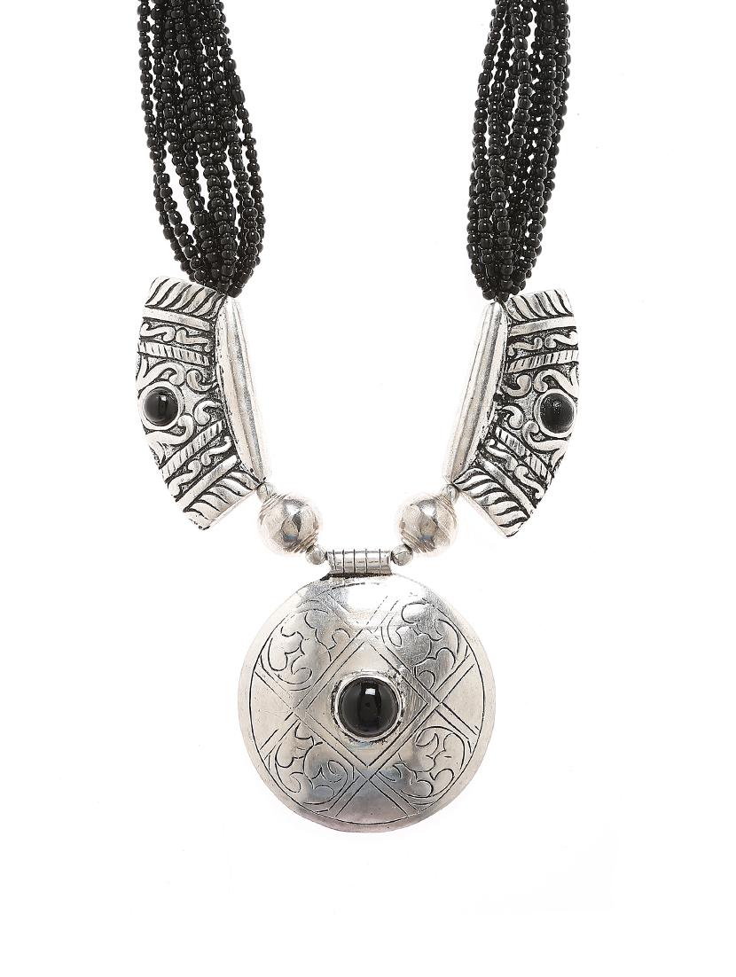  women ethnic daily wear designer necklace - 16053540 -  Zoom Image - 0