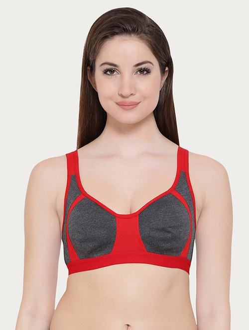 color block nonpadded t-shirt bra - 16054886 -  Standard Image - 0