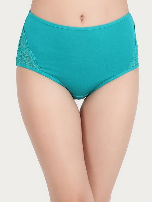 lace insert high rise hipster panty - 16055291 -  Standard Image - 0