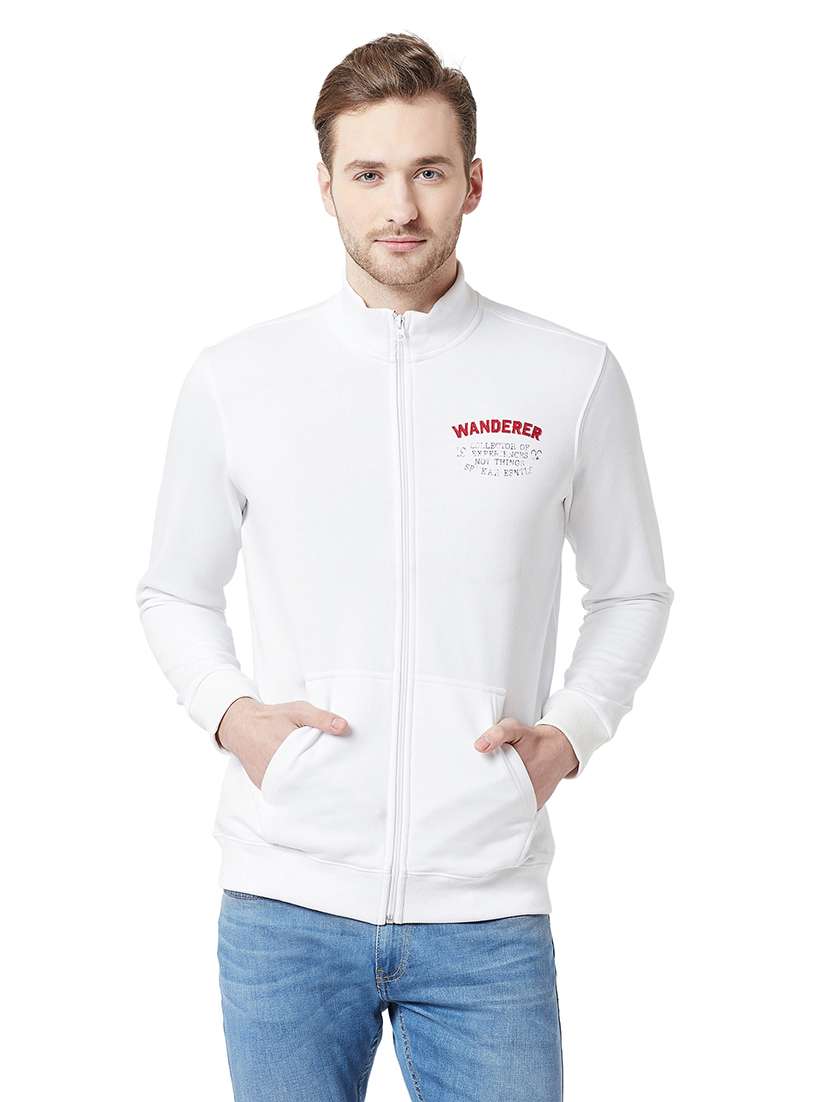 spykar white jacket