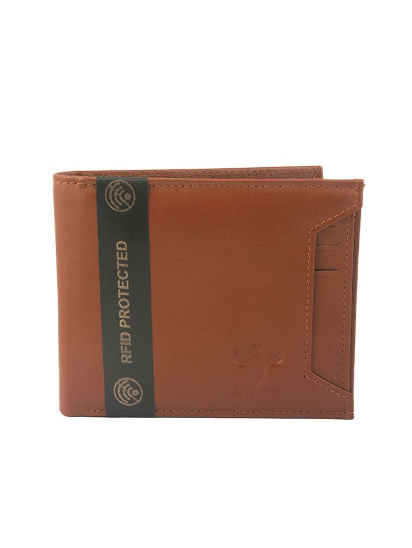 brown leather wallet