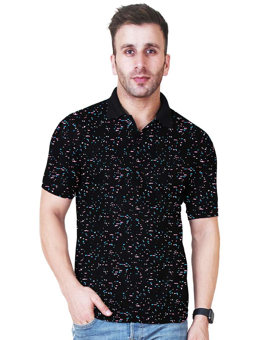 black all over print t-shirt