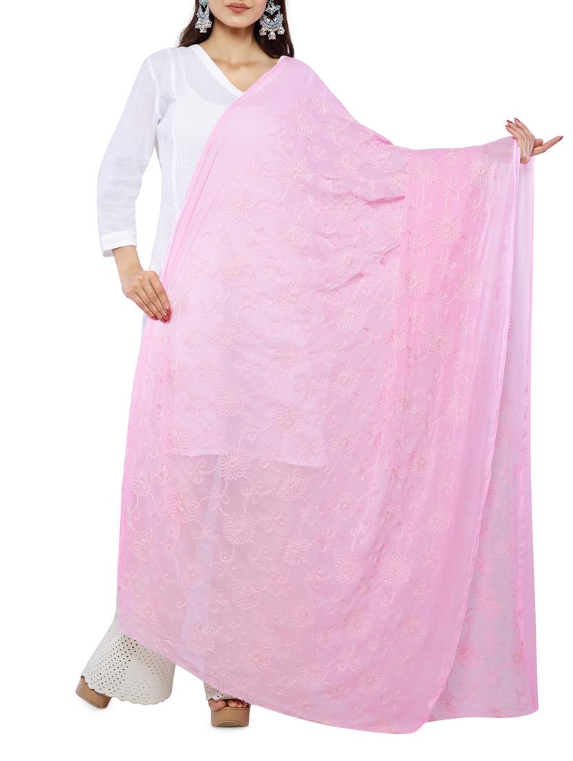 tonal embroidered dupatta - 16066114 - Zoom Image - 0