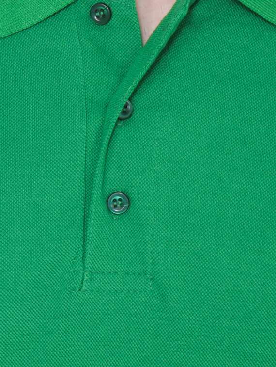 Buy online Green Solid Polo Tshirt from top wear for Men by Jmp
