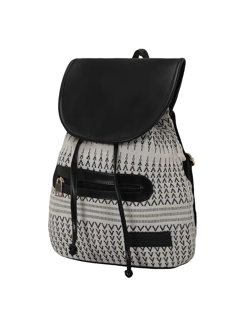 black leatherette (pu) regular backpack - 16077547 - Standard Image - 3