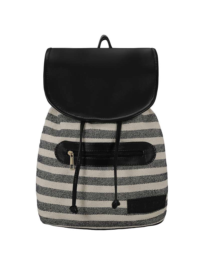 white leatherette (pu) regular backpack - 16077555 -  Zoom Image - 0