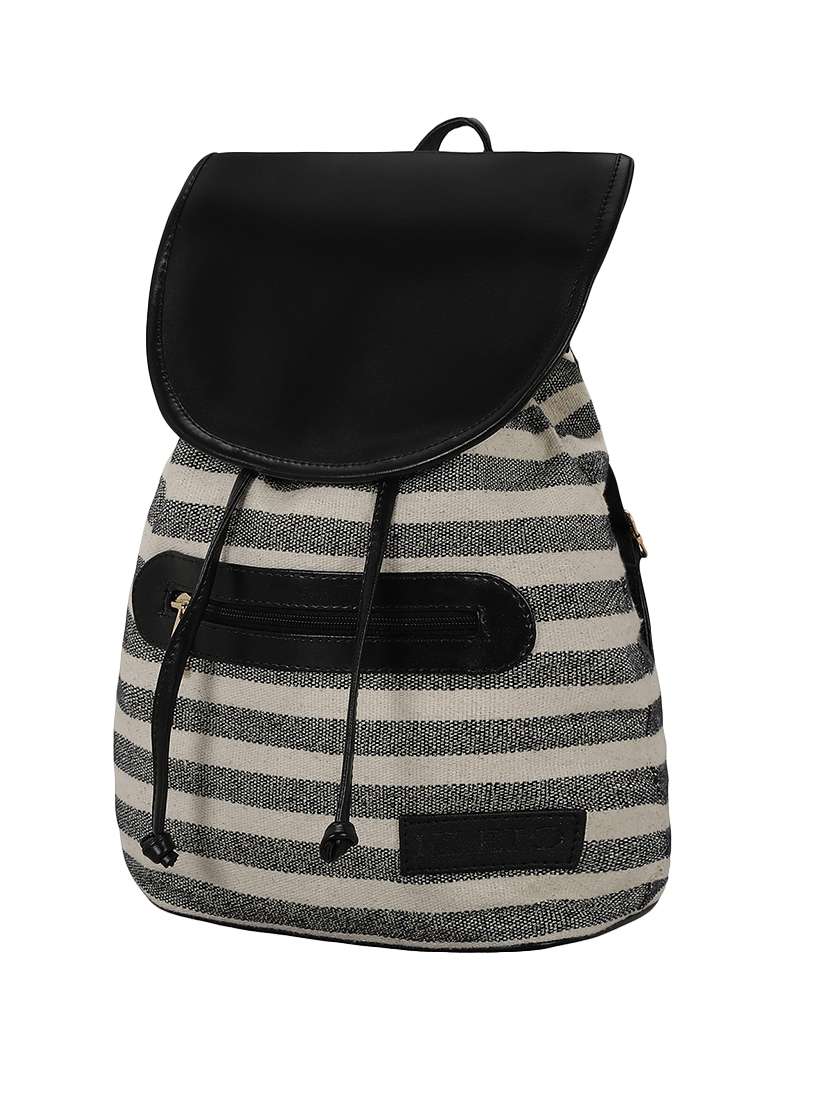 white leatherette (pu) regular backpack - 16077555 - Standard Image - 3