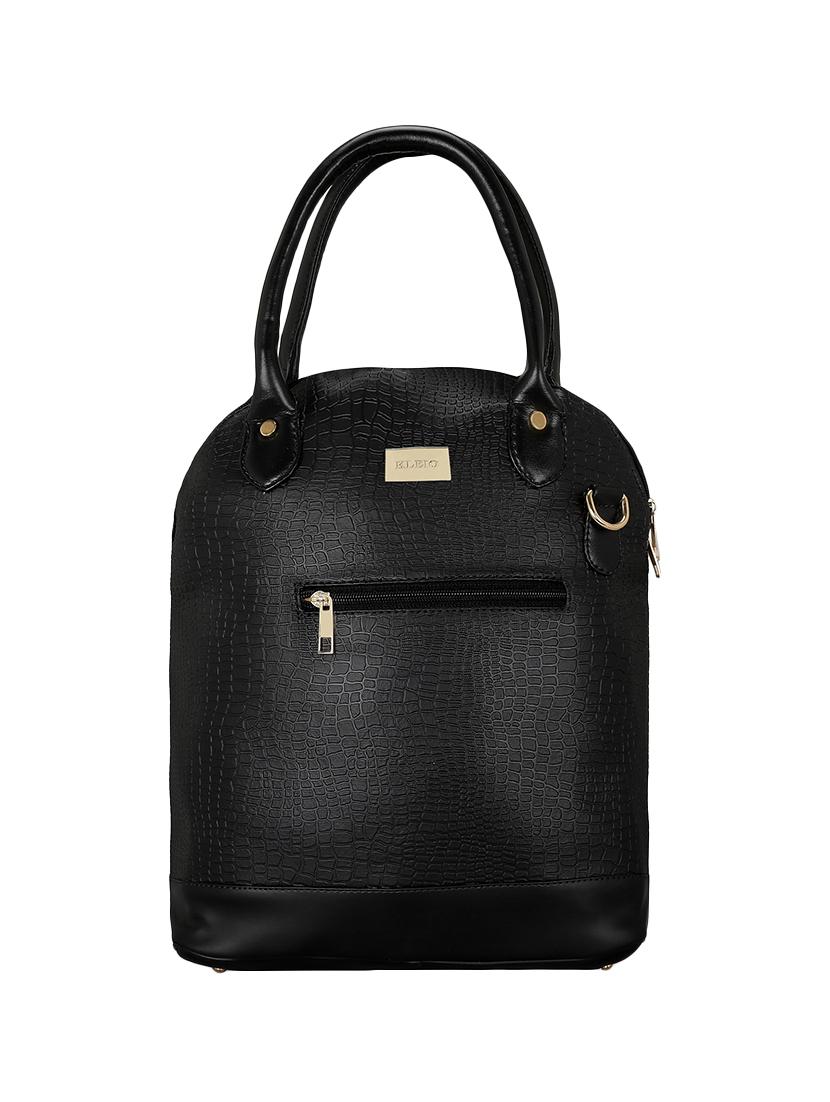 black leatherette (pu) handbag - 16077556 - Zoom Image - 0