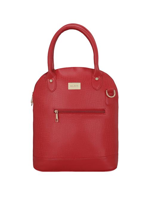 red leatherette (pu) handbag - 16077558 -  Standard Image - 0