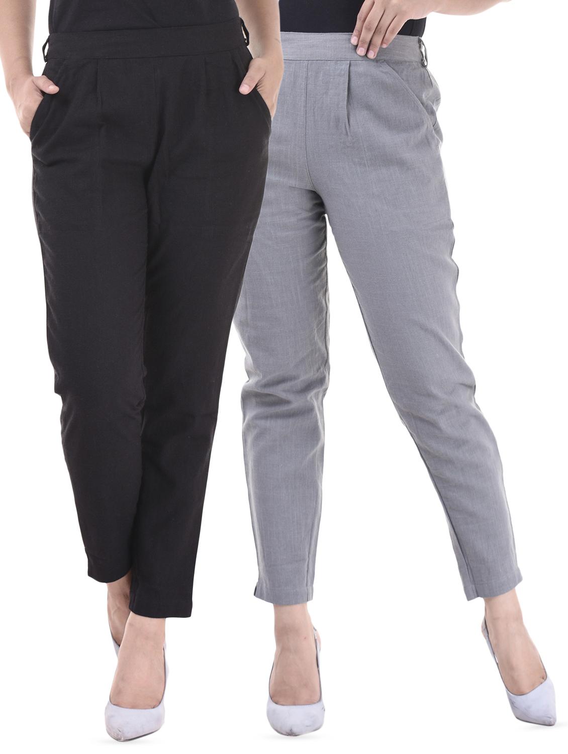 set of 2 pleat detail trouser - 16078009 - Zoom Image - 0