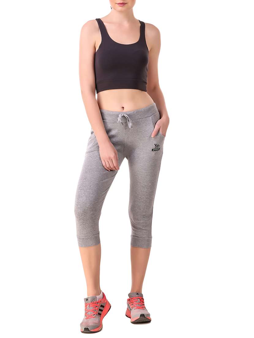 drawstring waist sports capri - 16078670 -  Standard Image - 3