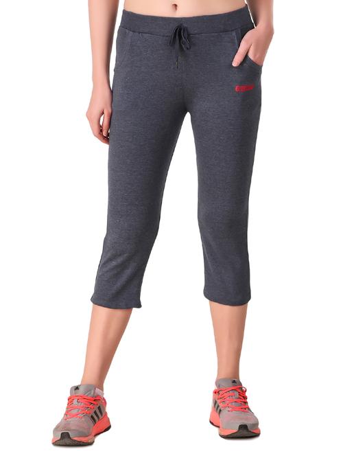 drawstring waist sports capri - 16078686 - Standard Image - 0