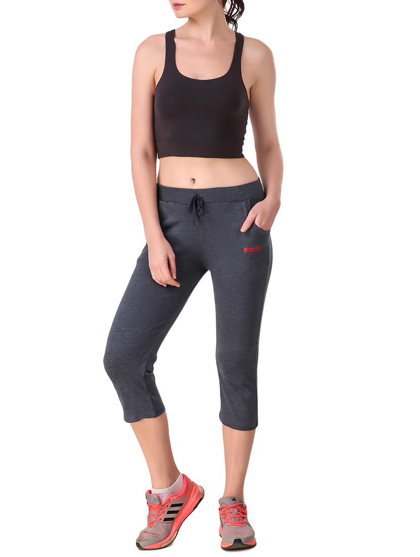 drawstring waist sports capri - 16078686 - Standard Image - 3