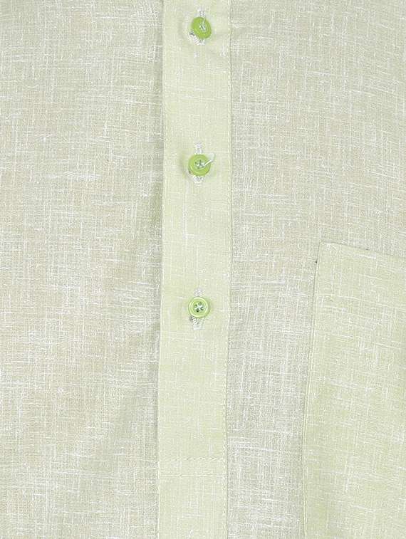 green cotton long kurta - 16079678 - Standard Image - 3