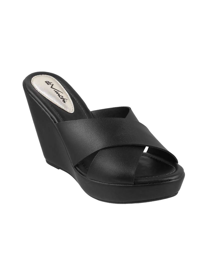 metro cheap black wedges heels