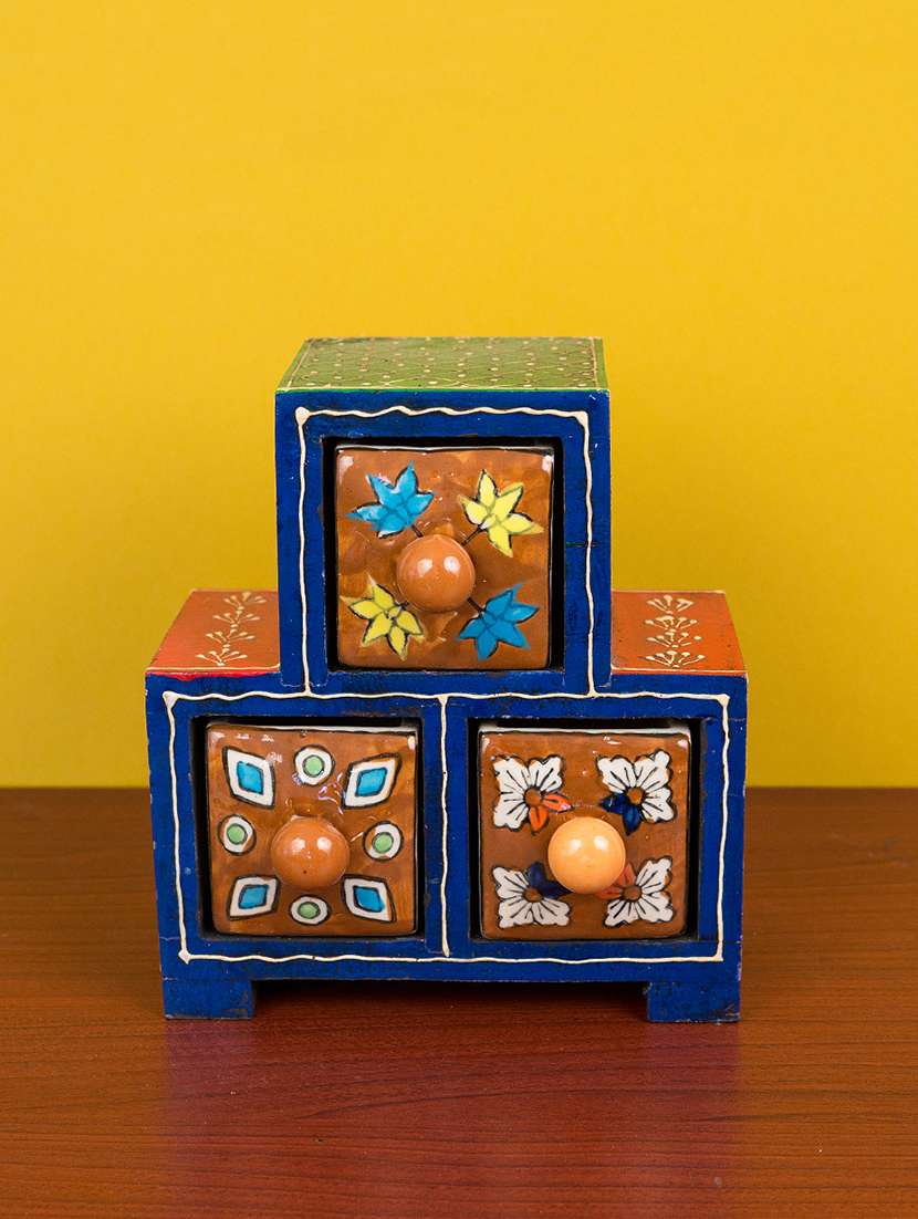 multicolored drawers