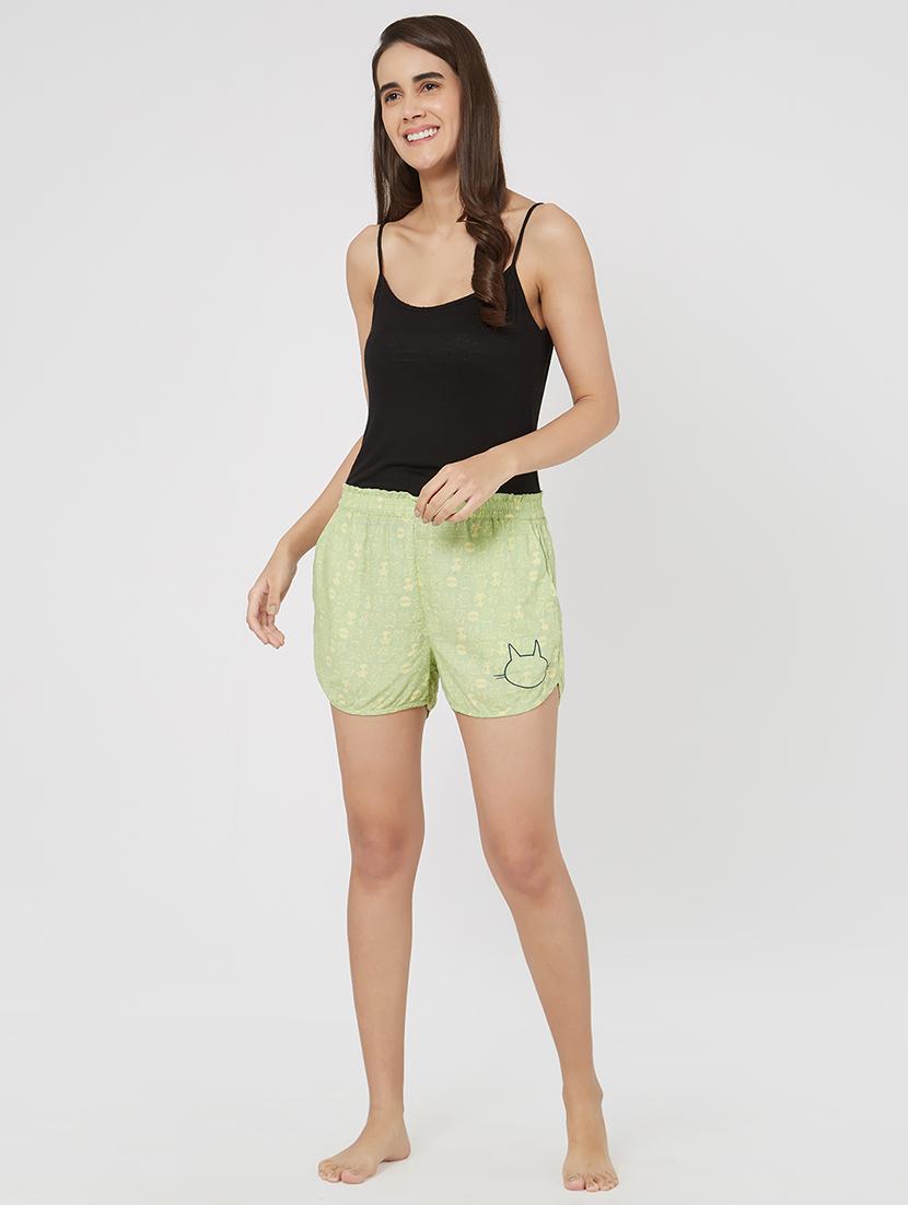 quirky print sleepwear shorts - 16091304 - Standard Image - 3