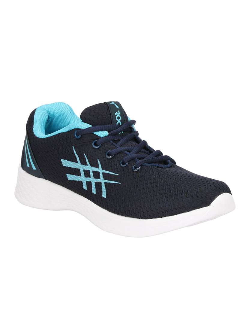 navy lace-up sports shoes - 16092028 -  Zoom Image - 0
