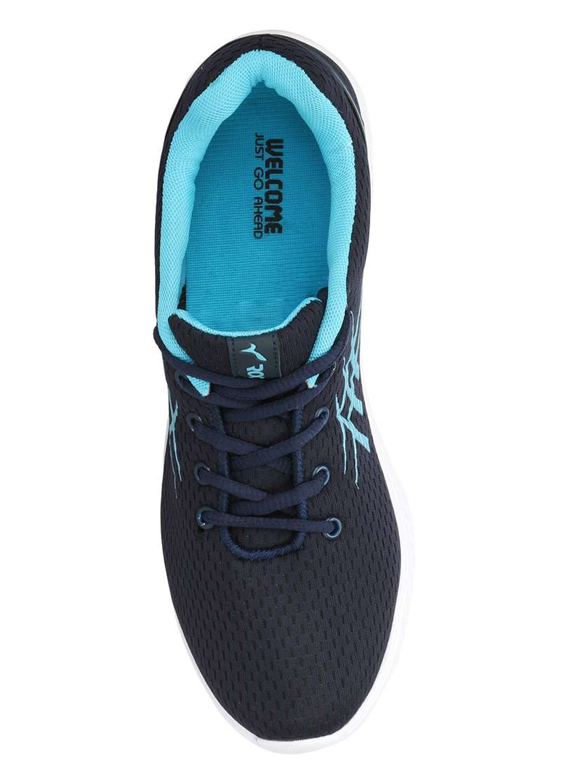 navy lace-up sports shoes - 16092028 - Standard Image - 3