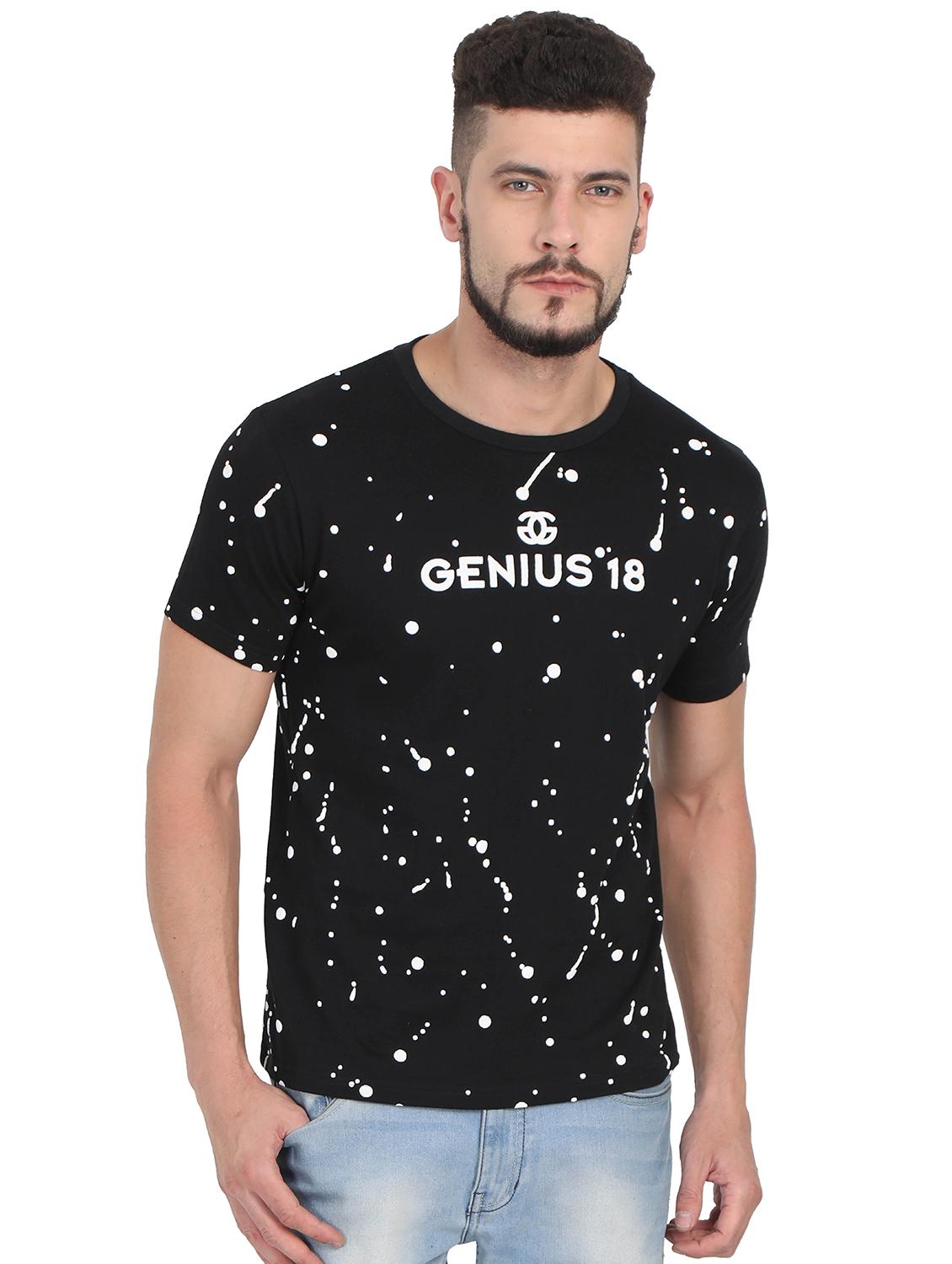 black all over print t-shirt - 16094332 -  Zoom Image - 0