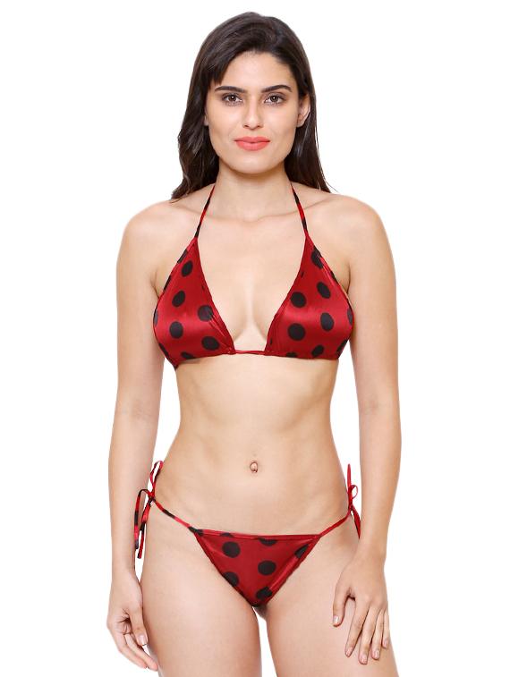halter neck nightwear set - 16104434 - Standard Image - 3