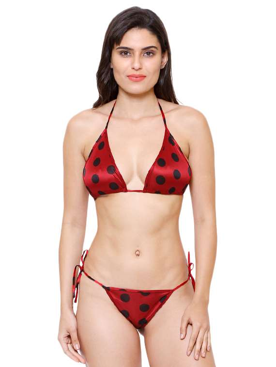 lace detail nightwear set - 16104440 - Standard Image - 3