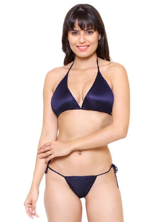 lace detail nightwear set - 16104444 -  Standard Image - 3