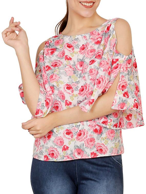 women's a line round neck top - 16106112 -  Zoom Image - 0