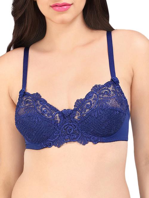 underwired laced bra - 16120414 - Standard Image - 0