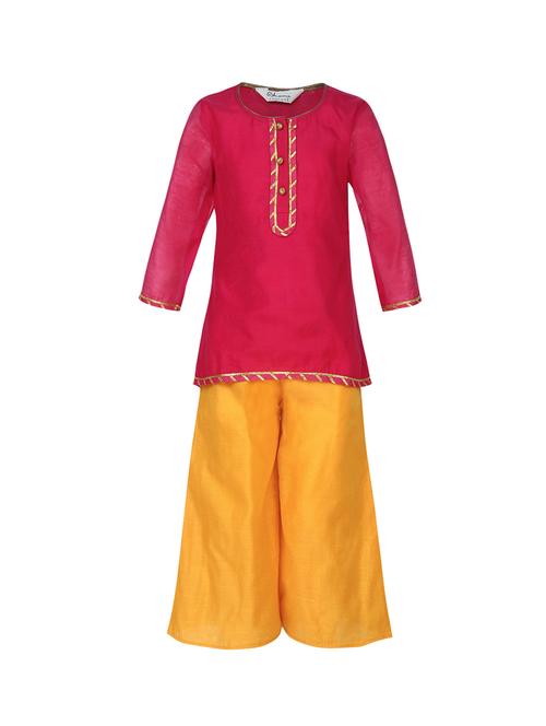 pink cotton suit set - 16128711 - Standard Image - 0