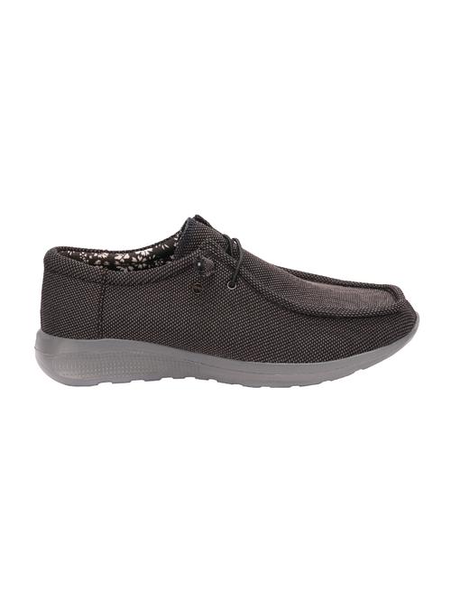 grey fabric lace up shoes - 16128931 - Standard Image - 0