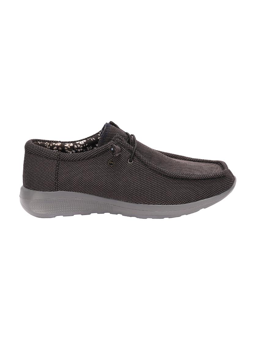 grey fabric lace up shoes - 16128931 - Zoom Image - 0