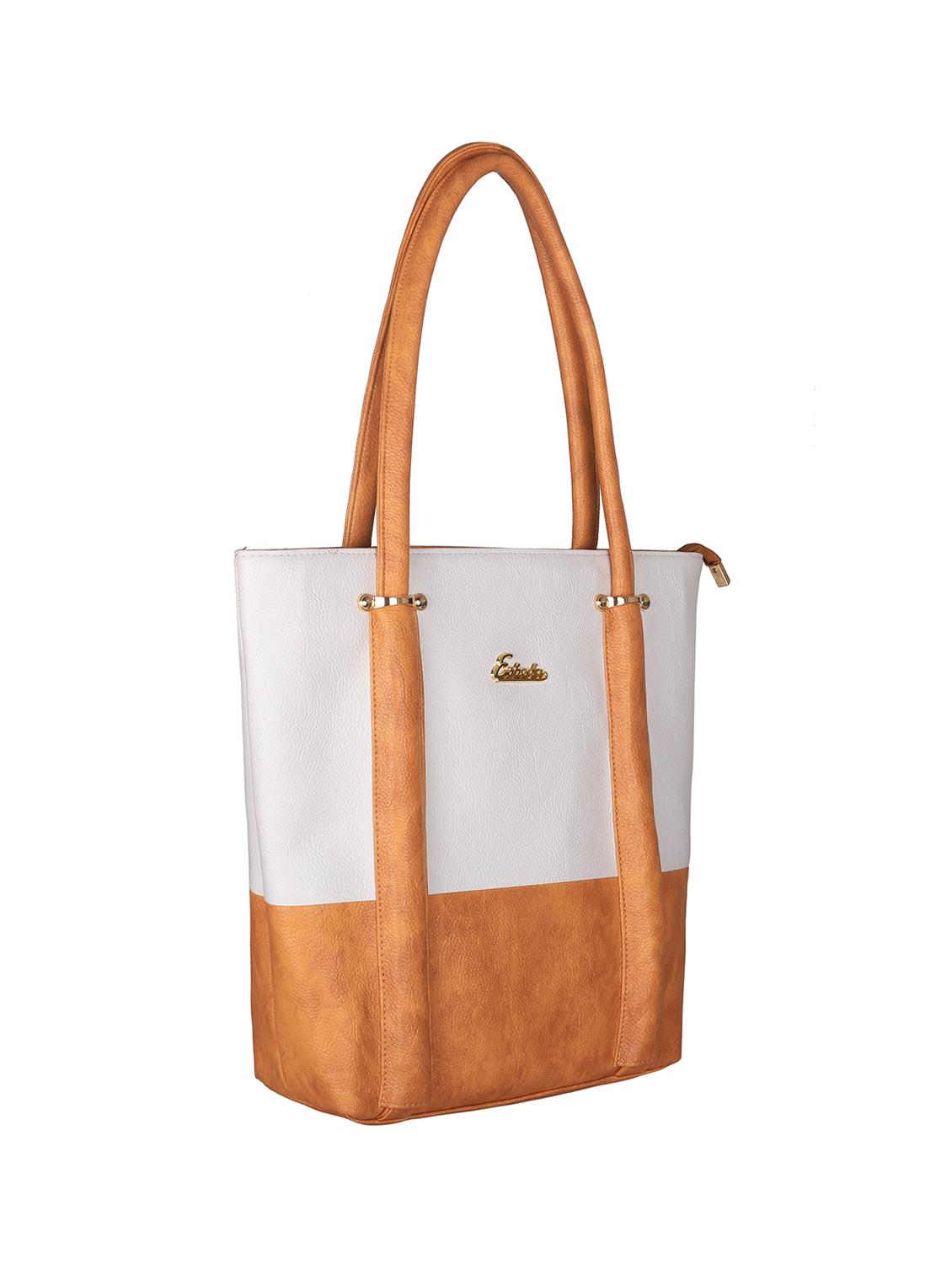white leatherette (pu) regular handbag and sling bag combo - 16131461 - Standard Image - 3