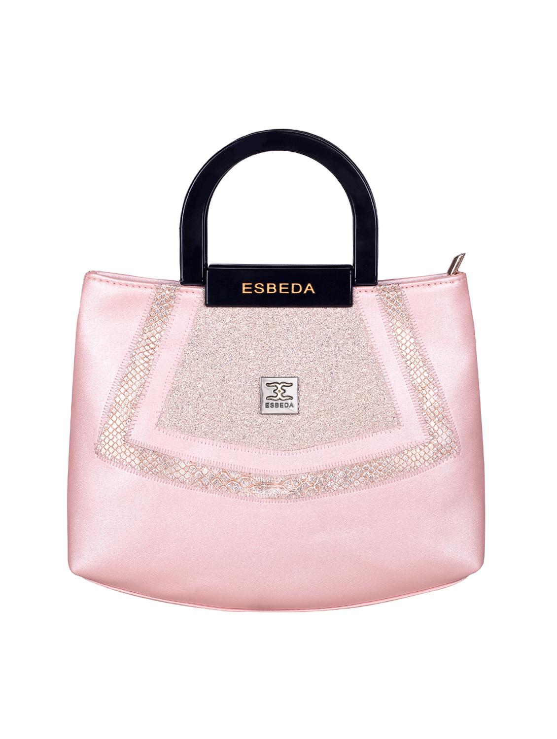 pink leatherette (pu) handbag - 16131473 -  Zoom Image - 0