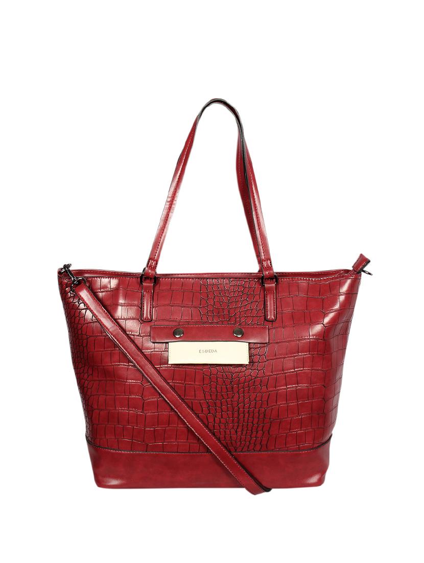 red leatherette (pu) handbag - 16131499 - Zoom Image - 0
